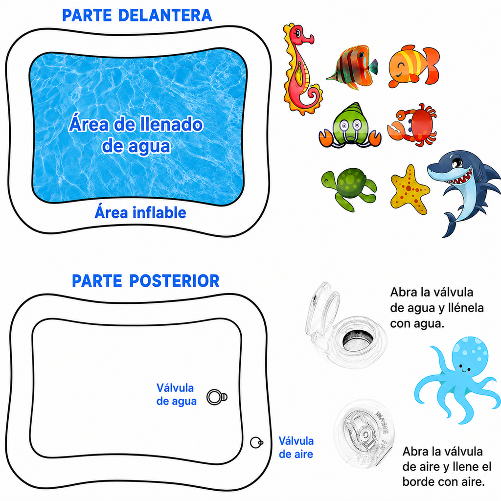 Mochila Panalera Y Tapete De Juego Bebe